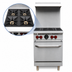 Thumbnail image #4 for Vulcan SX Series 24-Inch Natural Gas Restaurant Range with 4 Open Burners and Space Saver Oven