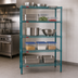 Thumbnail image #3 for EagleGard 5-Tier Starter Wire Shelving Unit, 24 x 24 x 74 Inches, Hybrid Epoxy Finish