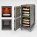 Thumbnail image #3 for Cambro Pro Cart Ultra Electric Hot/Passive Front-Loading Food Pan Carrier