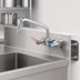 Thumbnail image #3 for T&S Brass B-1105 Back-Mounted Workboard Faucet with 6-Inch Swing Nozzle