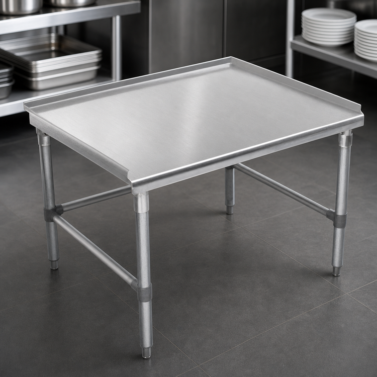 Product image #3 for John Boos GS6-2424SBK 24" x 24" Stainless Steel Equipment Stand
