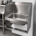 Thumbnail image #3 for Wall-Mount Stainless Steel Hand Sink with Dual Side Splashes, 14 x 10 x 5-Inch Bowl and 1-Hole Deck Faucet Mount