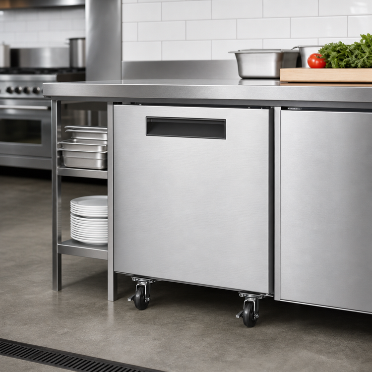 Product image #3 for KoolMore 27-Inch One-Door Commercial Undercounter Freezer