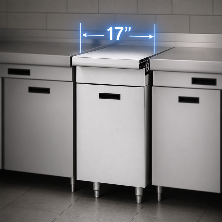 Product image #3 for Garland Master Series 17-Inch Wide Stainless Steel Spreader Cabinet with Single Door