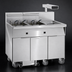 Thumbnail image #3 for Imperial Electric Floor Fryer with 3 Tanks, 50 lb. Capacity Each, Built-In Filter System and Computer Controls