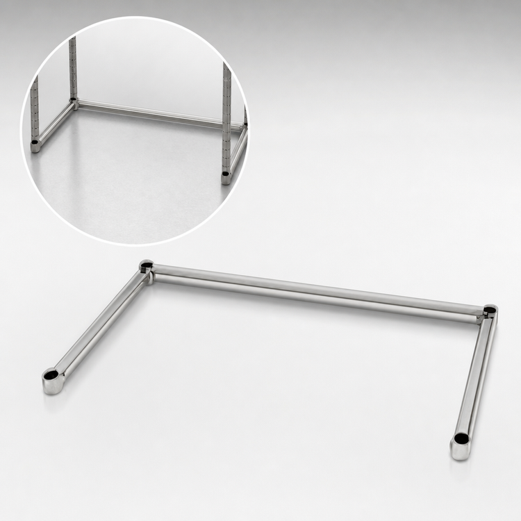 Product image #3 for Eagle Group 3-Sided Stainless Steel Channel Frame, 60" W x 21" D