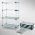 Thumbnail image #3 for Quantum Solid Shelving Starter Kit with 4 Shelves, 36 x 14 x 74 Inches, Galvanized Steel