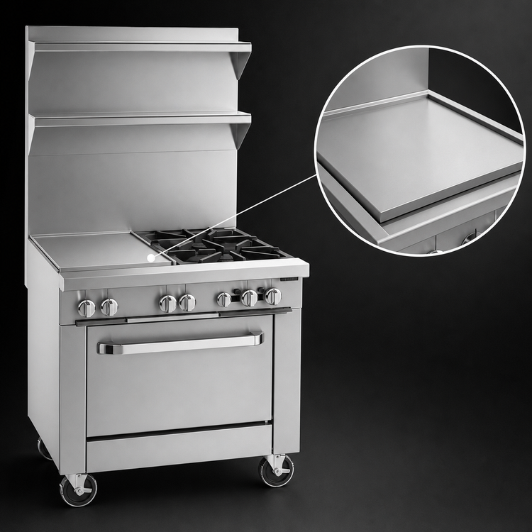 Product image #3 for Southbend Platinum Heavy Duty 18-Inch Solid Top Modular Spreader Plate