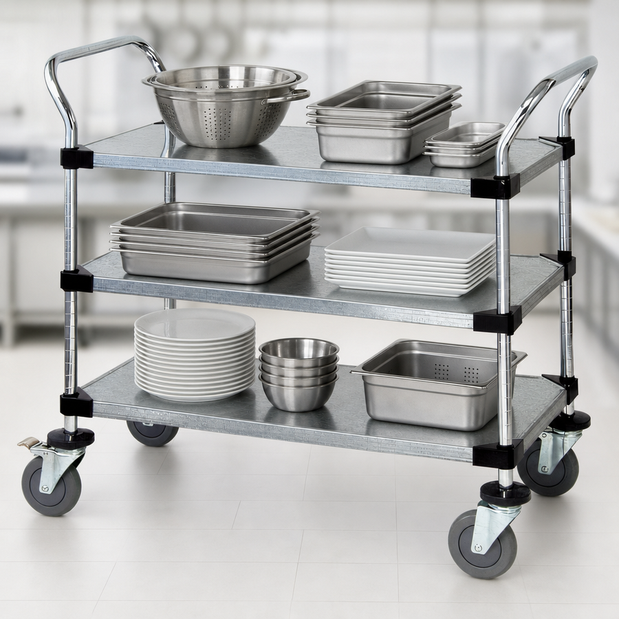 Three Solid Shelves