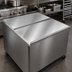 Thumbnail image #3 for Klinger's Trading Heavy-Duty 304 Stainless Steel Mobile Ice Bin Cover for MIB3021