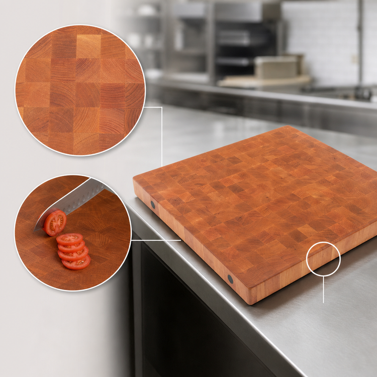 Product image #3 for Boos Block End Grain American Cherry Island Countertop, 36 x 32 x 2-1/4 Inch