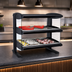 Thumbnail image #3 for Hatco HXMH-48D Horizontal Heated Merchandiser with LED Lighting, 48-Inch Countertop, Dual Shelf