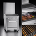 Thumbnail image #3 for Southbend Platinum Heavy Duty 18-Inch Gas Sectional Full-Width Charbroiler with Cabinet Base