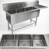 Thumbnail image #3 for John Boos Pro-Bowl 3-Compartment Stainless Steel Sink with 30-Inch Right Drainboard
