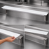 Thumbnail image #3 for 74-Inch Carving Board with Stainless Steel Shelf and Removable White Poly Board