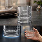 Thumbnail image #3 for American Metalcraft BSR14 14 oz Clear Tritan Double Old Fashioned Glass with Weighted Base Case of 2