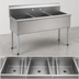 Thumbnail image #3 for Eagle Group Three-Compartment Utility Sink, 49-3/8