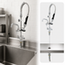 Thumbnail image #3 for EasyInstall Single-Hole Deck-Mount Pre-Rinse Unit with Add-On Faucet, 6-Inch Swing Spout, and 24-Inch Hose