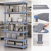 Thumbnail image #3 for Millenia Gray 5-Shelf Stationary Polymer Starter Shelving Unit, 36