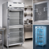 Thumbnail image #3 for Continental Refrigerator D1FXNSAGDHD Designer Line Extra-Wide One-Section Reach-In Freezer with Half Glass Doors