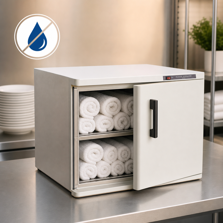 Product image #3 for Town Equipment 2-Compartment Waterless Towel Steamer, 160-Towel Capacity, 120V