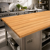 Thumbnail image #3 for John Boos Appalachian Red Oak Blended Rail Edge Grain Island Countertop, 144 x 36 x 1-1/2 Inch, Varnique Finish