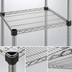 Thumbnail image #3 for QuadTruss Quad-Adjust® Reverse Mat Wire Shelf with Built-In Ledges, 24 x 24 Inches, Stainless Steel Finish