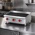 Thumbnail image #3 for Omcan 36-Inch Countertop Stainless Steel Gas Charbroiler, 3-Burner, Natural Gas, 120,000 BTU