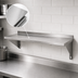 Thumbnail image #3 for BK Resources 36 Inch x 14 Inch Wall-Mount 16-Gauge 304 Stainless Steel Shelf with Rear Up-Turn