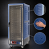 Thumbnail image #3 for Metro C5 3 Series Full-Height Mobile Heated Holding and Proofing Cabinet with Clear Polycarbonate Door, Blue, Lower Watt, 35 Pan Capacity