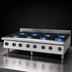 Thumbnail image #3 for Garland Starfire 48-Inch Heavy-Duty Gas Countertop Hotplate with 8 Open Burners