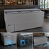 Thumbnail image #3 for Glastender ST72-S 72-Inch Stainless Steel Flat Top Bottle Cooler with 3 Sliding Doors