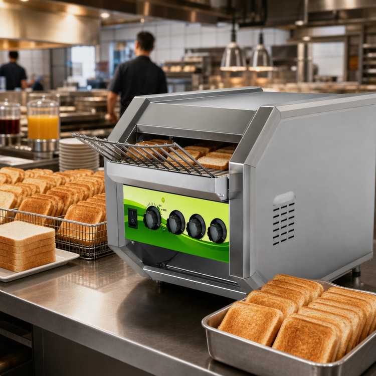 Product image #3 for APW Wyott ECO-4000 500L Radiant Countertop Electric Conveyor Toaster