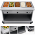 Thumbnail image #3 for Spec-Master PHT5OB-208-3 Portable Hot Food Table with (5) Wet/Dry Wells, 208V 3-Phase