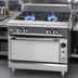 Thumbnail image #3 for Vulcan V Series Heavy Duty 36-Inch Gas Range with 2 Open Burners, 18-Inch Griddle, and Standard Oven