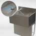 Thumbnail image #3 for BK Resources 30 Inch Wide x 21-1/4 Inch Deep Freestanding Underbar Drain Board with Pedestal Base
