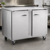 Thumbnail image #3 for Traulsen Dealer's Choice 48-Inch Two-Section Undercounter Freezer with Solid Doors, Right/Right Hinged, Stainless Steel Back