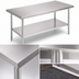 Thumbnail image #3 for Stallion by John Boos Budget Stainless Steel Flat Top Work Table with Adjustable Undershelf, 60 x 30 Inches