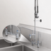 Thumbnail image #3 for T&S Brass EasyInstall Deck-Mount Pre-Rinse Add-On Faucet with 8 Inch Adjustable Centers, 12 Inch Swing Spout, and Spring-Action Gooseneck