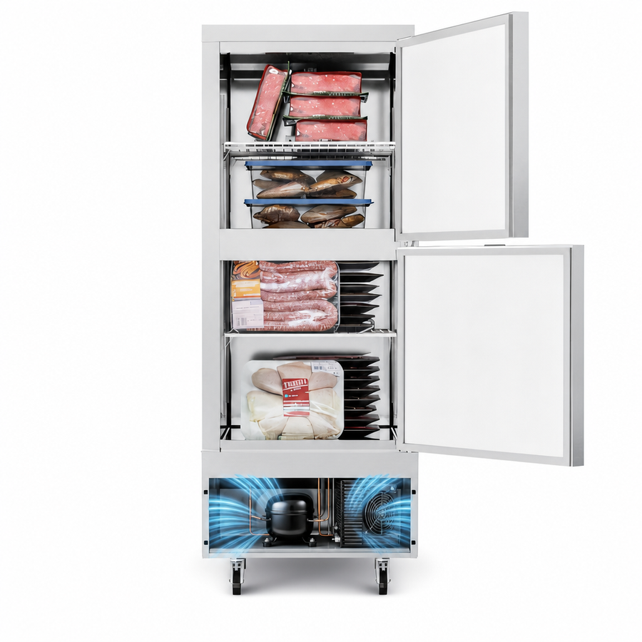 Bottom-Mount Self-Contained Refrigeration