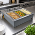 Thumbnail image #3 for Hatco Drop-In Modular/Ganged 4/3-Size Heated Well, 3-Pan, With Drain