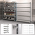 Thumbnail image #4 for Cambro Camshelving Premium 5-Tier Vented and Solid Add-On Stationary Shelving Unit, 21-Inch Deep x 30-Inch Wide x 84-Inch High