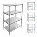 Thumbnail image #3 for John Boos Stainless Steel Dry Storage Shelving Unit, 42-Inch W x 18-Inch D x 60-Inch H, 3 Adjustable Shelves