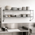 Thumbnail image #3 for Metro Erecta Regular Chrome Wire Wall Shelf Kit, 50-1/4 W x 13 D x 21 H
