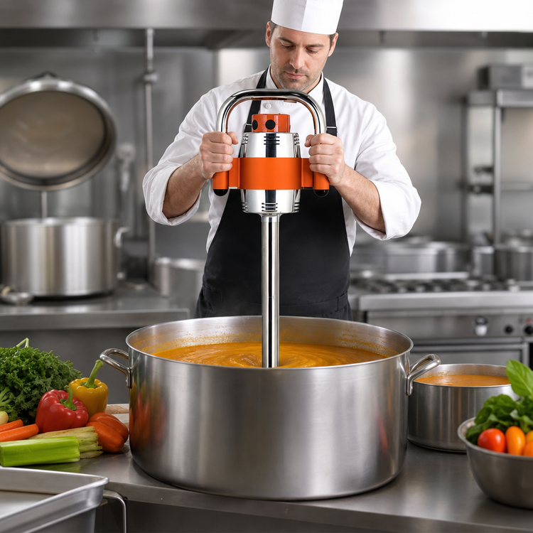 Product image #3 for SMX MX044ES Enhanced Series Handheld Immersion Blender, 18-Inch Shaft, 40-Gallon Capacity, 230V
