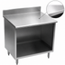 Thumbnail image #3 for Spec-Master OB2448SE-BS Enclosed Work Table — Open Front, 48 Inches W x 24 Inches D, 14-Gauge 304 Stainless Top