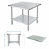 Thumbnail image #3 for Advance Tabco Galvanized Undershelf for 30-Inch x 30-Inch Work Tables