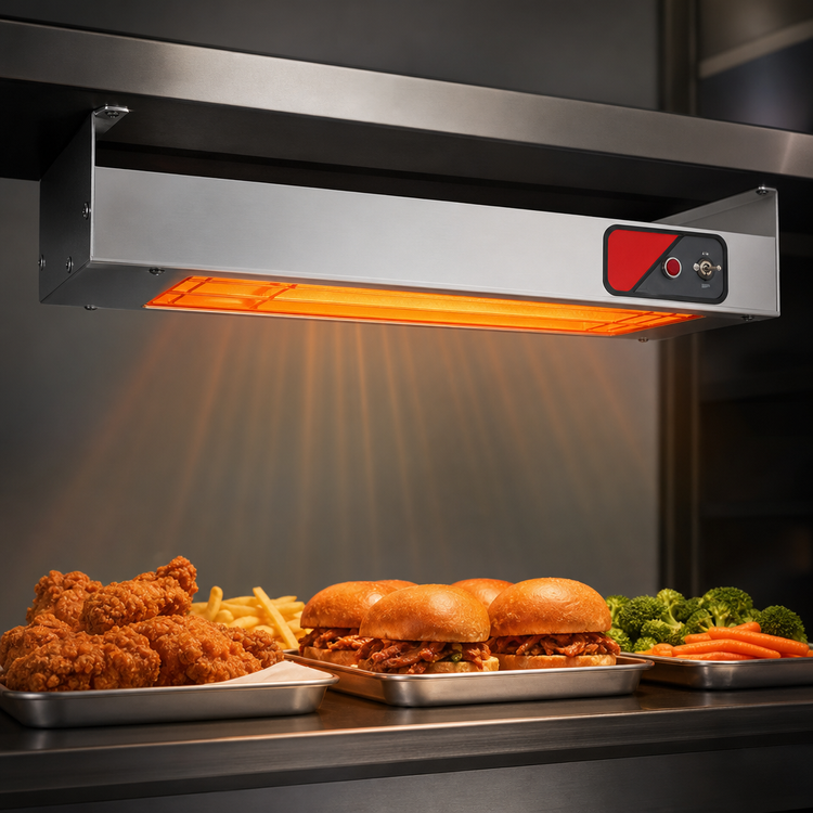 Product image #3 for Nemco 48-Inch Single Unlighted Infrared Strip Heater with On/Off Toggle Switch, 240V