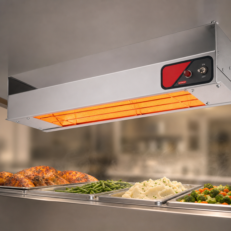 Product image #3 for Nemco Dual 48-Inch Infrared Strip Heater Bar Heater, 208V