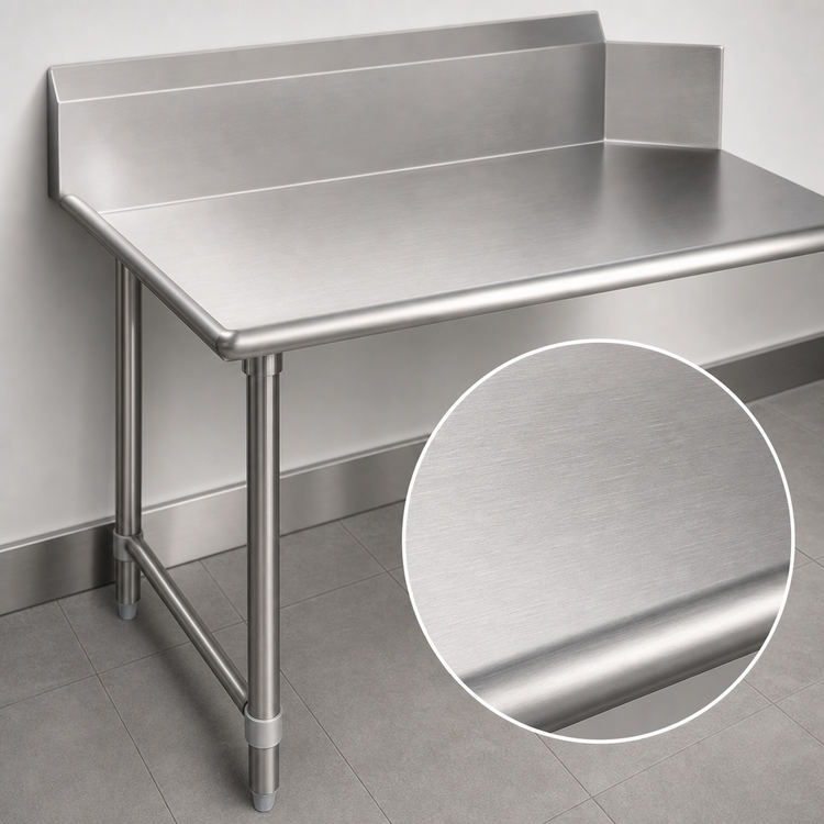 Product image #3 for John Boos Pro-Bowl 24-Inch x 30-Inch Straight Clean Dishtable, Right-to-Left, 16-Gauge 300-Series Stainless Steel